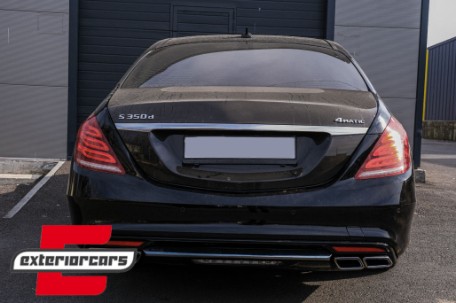 Nastavci auspuha AMG dizajn / Mercedes S-klasa W222 E-klasa W212 S212 Facelift CLS W218 SL-klasa R231, TY-S63-W222WOL