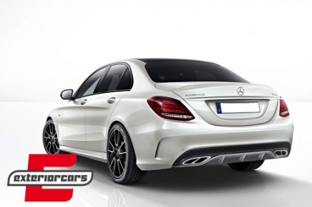 Nastavci auspuha AMG Sport dizajn / Mercedes GLC 45 X253 C253 GLE SUV W166 Coupe C292 450 C-klasa W205 C43, TY-GLE450