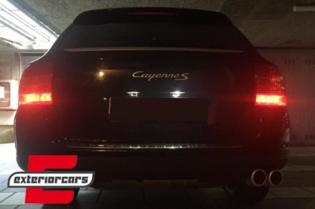 Nastavci auspuha GTS dizajn (srebrna) / Porsche Cayenne 92A V6 V8 Benzin (05.2010-09.2014), TY-D054