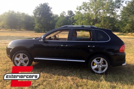 Nastavci auspuha GTS dizajn (srebrna) / Porsche Cayenne 92A V6 V8 Benzin (05.2010-09.2014), TY-D054