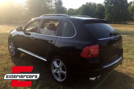 Nastavci auspuha GTS dizajn (srebrna) / Porsche Cayenne 92A V6 V8 Benzin (05.2010-09.2014), TY-D054
