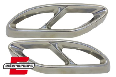 Nastavci auspuha - poklopci AMG Sport dizajn (chrome) / Mercedes C-klasa W205 S65 E65 GLE W166 X166 GLC W253, MTMBAMG