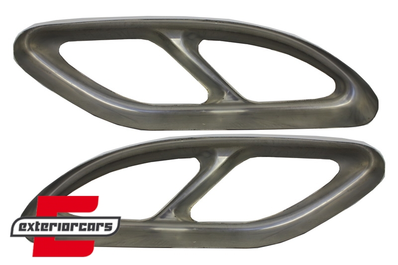 Nastavci auspuha - poklopci AMG Sport dizajn (chrome) / Mercedes C-klasa W205 S65 E65 GLE W166 X166 GLC W253, MTMBAMG