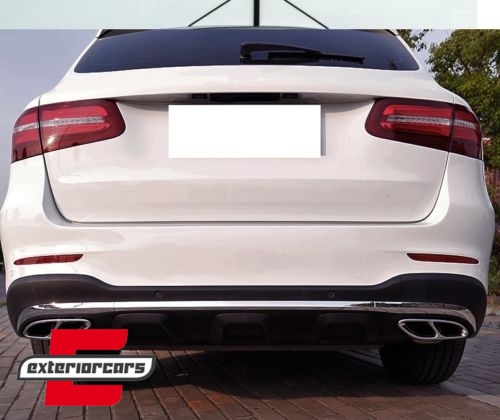 Nastavci auspuha - poklopci AMG Sport dizajn (chrome) / Mercedes C-klasa W205 S65 E65 GLE W166 X166 GLC W253, MTMBAMG
