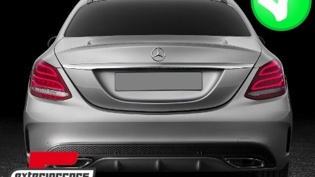 Nastavci auspuha - poklopci AMG Sport dizajn (chrome) / Mercedes C-klasa W205 S65 E65 GLE W166 X166 GLC W253, MTMBAMG
