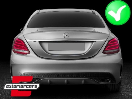 Nastavci auspuha - poklopci AMG Sport dizajn (chrome) / Mercedes C-klasa W205 S65 E65 GLE W166 X166 GLC W253, MTMBAMG