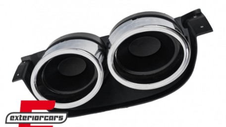 Nastavci auspuha R dizajn (chrome) / VW Golf 7 7.5 (2012-2020), TY-VWG75RC