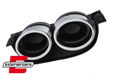 Nastavci auspuha R dizajn (chrome) / VW Golf 7 7.5 (2012-2020), TY-VWG75RC