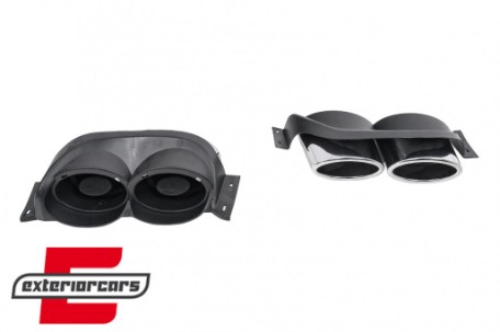Nastavci auspuha R dizajn (chrome) / VW Golf 7 7.5 (2012-2020), TY-VWG75RC