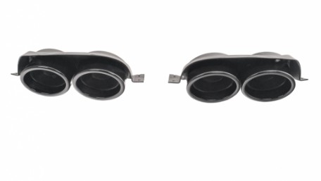 Nastavci auspuha R dizajn (crna) / VW Golf 7 7.5 (2012-2020), TY-VWG75RB