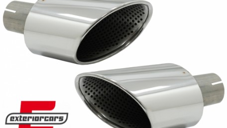 Nastavci auspuha RS dizajn (chrome) / Audi A4 B9 (2016-2019) A5 F5 (2017-2019), TY-AUA4B9