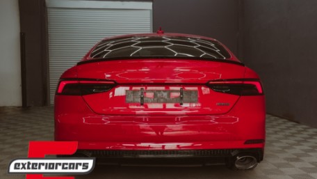 Nastavci auspuha RS dizajn (chrome) / Audi A4 B9 (2016-2019) A5 F5 (2017-2019), TY-AUA4B9