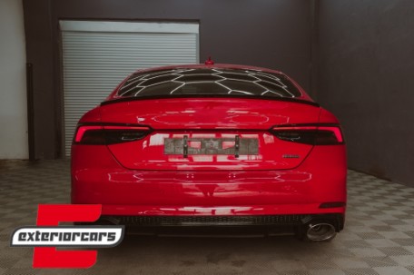 Nastavci auspuha RS dizajn (chrome) / Audi A4 B9 (2016-2019) A5 F5 (2017-2019), TY-AUA4B9
