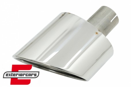 Nastavci auspuha RS dizajn (chrome) / Audi A4 B9 (2016-2019) A5 F5 (2017-2019), TY-AUA4B9