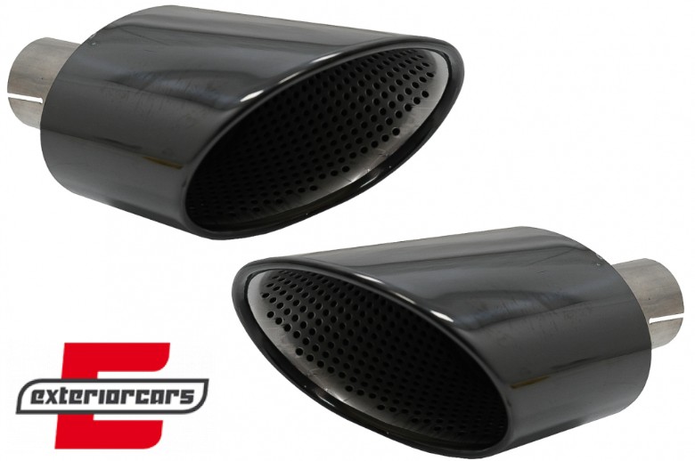 Nastavci auspuha RS dizajn (crna) / Audi A4 B9 (2016-2019) A5 F5 (2017-2019), TY-AUA5F5