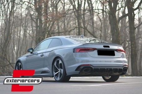 Nastavci auspuha RS dizajn (crna) / Audi A4 B9 (2016-2019) A5 F5 (2017-2019), TY-AUA5F5