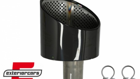 Nastavci auspuha RS dizajn (crna) / Audi A4 B9 (2016-2019) A5 F5 (2017-2019), TY-AUA5F5