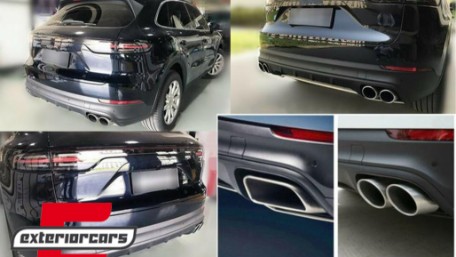 Nastavci auspuha S-dizajn (chrome) / Porsche Cayenne 9Y0 SUV 3.0 (2018-), TY-D058