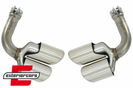 Nastavci auspuha S-dizajn (chrome) / Porsche Cayenne 9Y0 SUV 3.0 (2018-), TY-D058