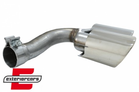 Nastavci auspuha S-dizajn (chrome) / Porsche Cayenne 9Y0 SUV 3.0 (2018-), TY-D058