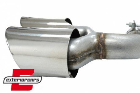 Nastavci auspuha S-dizajn (chrome) / Porsche Cayenne 9Y0 SUV 3.0 (2018-), TY-D058
