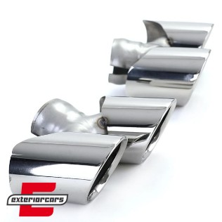 Nastavci auspuha S optik (chrome) / Porsche 911 991.2 (2015-2019), 41666