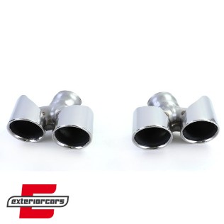Nastavci auspuha S optik (chrome) / Porsche 911 991.2 (2015-2019), 41666