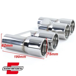 Nastavci auspuha S4 dizajn (chrome) / Audi A4 B8 (2007-2015), 29901