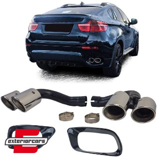 Nastavci auspuha Sport dizajn (chrome) / BMW X6 E71 (2008-2014), 41707