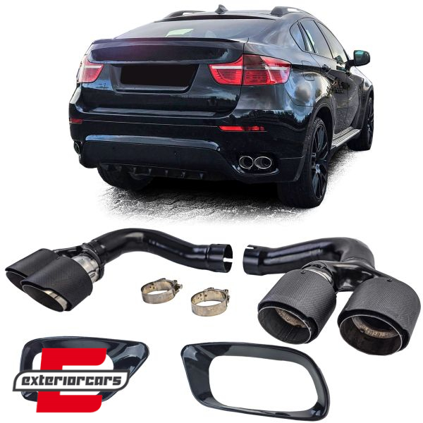 Nastavci auspuha Sport dizajn (pravi karbon) / BMW X6 E71 (2008-2014), 41708