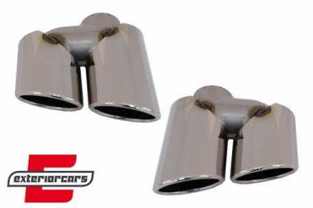 Nastavci auspuha SQ5 dizajn (chrome) / Audi Q5 8R (11.2008-2016), TY-AUQ58R