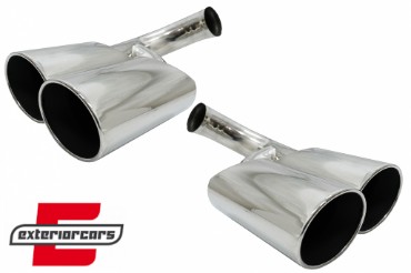 Nastavci auspuha V6 dizajn (chrome), TY-PO9PAV6
