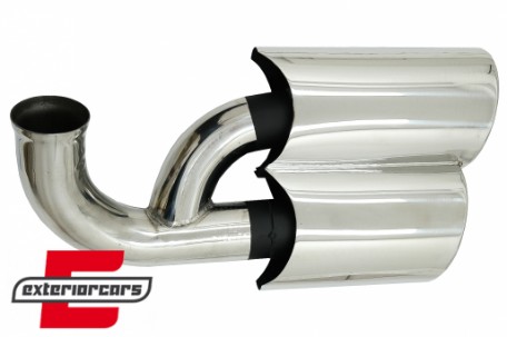 Nastavci auspuha V6 dizajn (chrome), TY-PO9PAV6