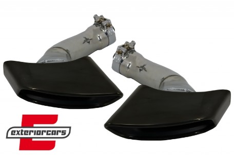 Nastavci auspuha V8 dizajn (crna) / BMW X6 E71 (2008-2014), TY-D042LB