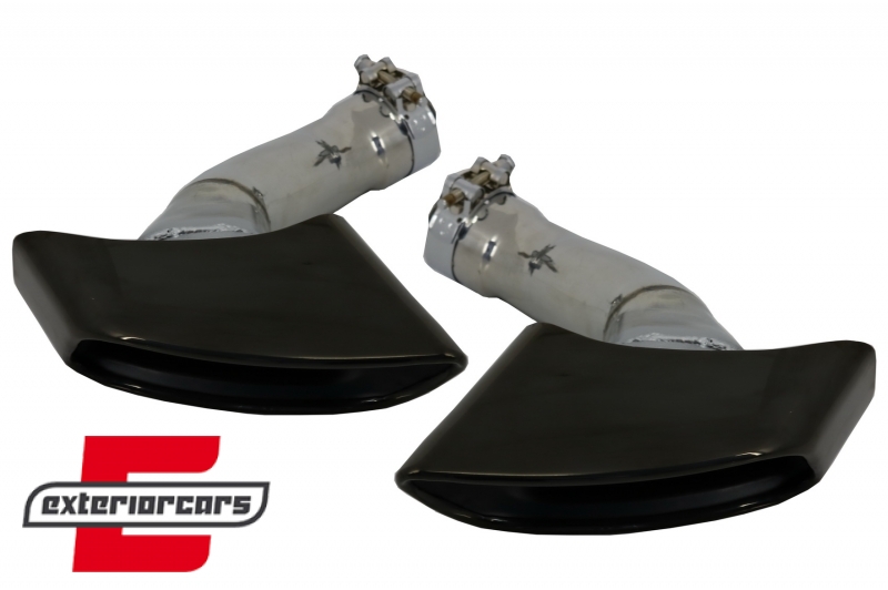 Nastavci auspuha V8 dizajn (crna) / BMW X6 E71 (2008-2014), TY-D042LB