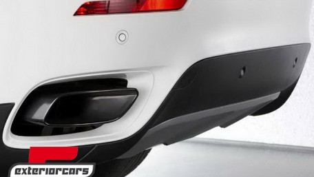 Nastavci auspuha V8 dizajn (crna) / BMW X6 E71 (2008-2014), TY-D042LB