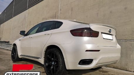 Nastavci auspuha V8 dizajn (crna) / BMW X6 E71 (2008-2014), TY-D042LB