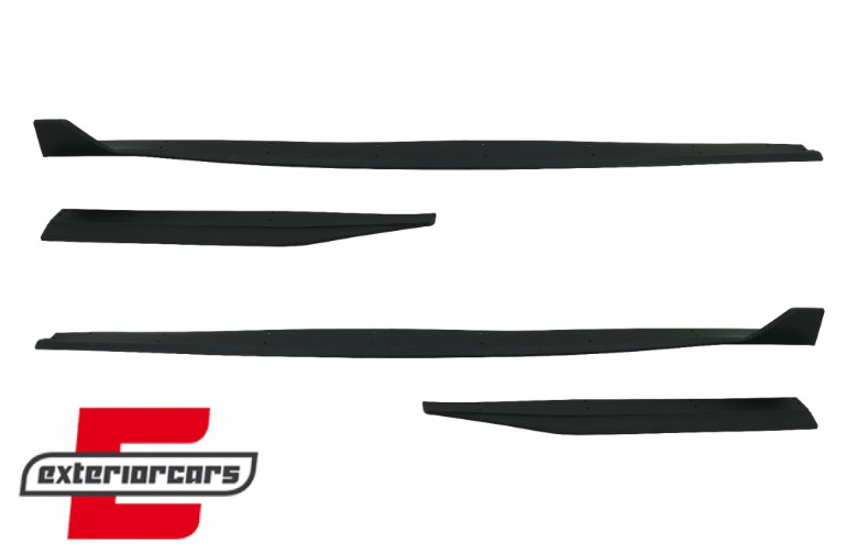 Nastavci pragova GT 500 dizajn (crna) / Ford Mustang Mk6 VI (2015-2020), SSFMUGT