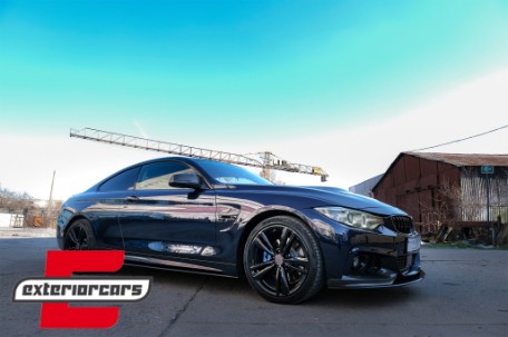 Nastavci pragova M-Performance dizajn (crna) / BMW serije 4 F32 Coupe F33 Cabrio F36 Gran Coupe, SSLBMF32MPBF