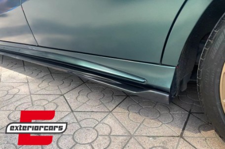 Nastavci pragova (piano crna) / Mercedes A-klasa W176 Sport Line A45 Hatchback (2012-2018), SSLMBW176