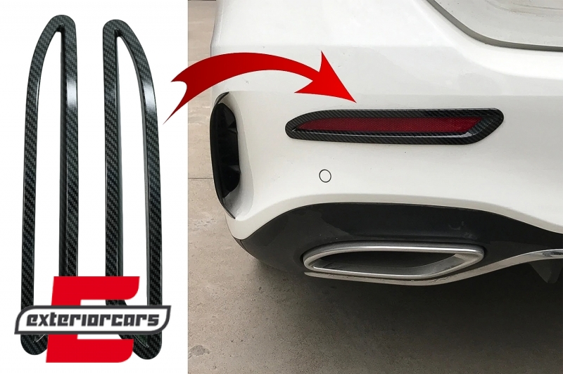Okvir reflektirajućeg svjetla (Carbon) / Mercedes A-klasa V177 limuzina AMG Line (2018-), RFCVMBW177