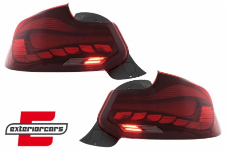 OLED Full LED stražnja svjetla SEQ žmigavci (crvena) / BMW serije 2 F22 F23 M2 F87 (2013-2021), LDBML1