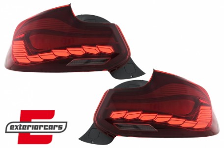 OLED Full LED stražnja svjetla SEQ žmigavci (crvena) / BMW serije 2 F22 F23 M2 F87 (2013-2021), LDBML1