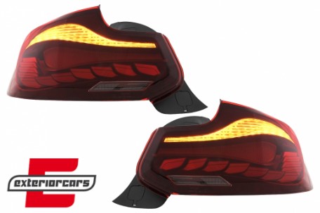 OLED Full LED stražnja svjetla SEQ žmigavci (crvena) / BMW serije 2 F22 F23 M2 F87 (2013-2021), LDBML1