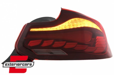 OLED Full LED stražnja svjetla SEQ žmigavci (crvena) / BMW serije 2 F22 F23 M2 F87 (2013-2021), LDBML1