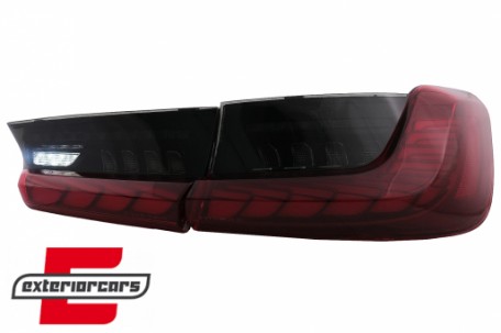 OLED full LED stražnja svjetla SEQ žmigavci (crvena) / BMW serije 3 G20 G28 M3 G80 limuzina (2018-2022), TLBMG20LED