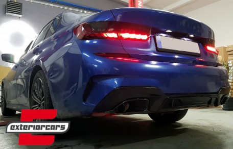 OLED full LED stražnja svjetla SEQ žmigavci (crvena) / BMW serije 3 G20 G28 M3 G80 limuzina (2018-2022), TLBMG20LED