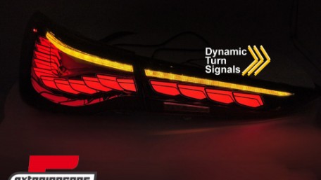 OLED full LED stražnja svjetla SEQ žmigavci (crvena) / BMW serije 4 G22 G23 (2020-), LDBML9