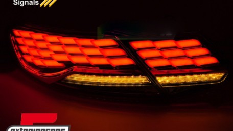 OLED Full LED stražnja svjetla SEQ žmigavci (crvena) / Mercedes C-klasa C205 Coupe (2014-2021), LDMEF7