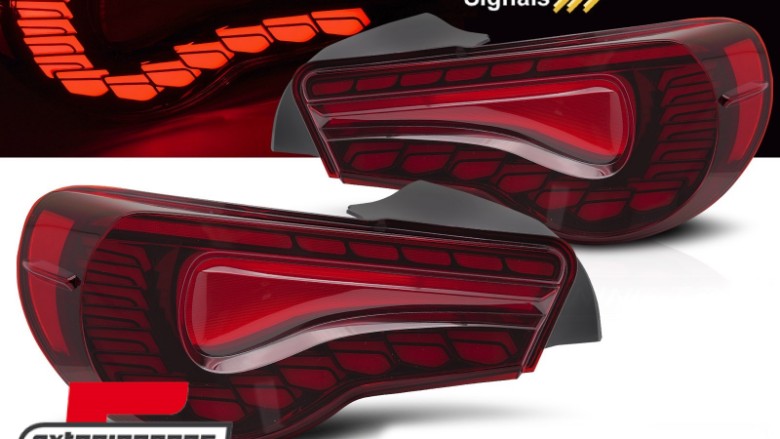 OLED Full LED stražnja svjetla SEQ žmigavci (crvena) / Toyota GT86 (2012-2021), LDTO49